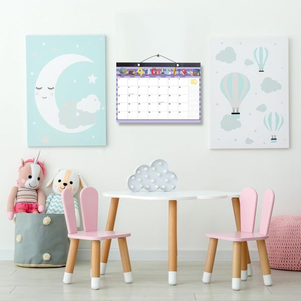2025 Desk Calendar Doodle - Large 17" x 12", 14 Months Monthly November 2024 - December 2025 - Planning and Organizing Home, School, Office, Desktop, Wall - Thick Paper, Holiday, Vacation - Image 3