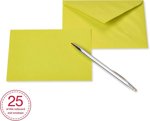 American Greetings Single Panel Blank Cards with Envelopes, Rainbow Colors (200-Count) - Image 7